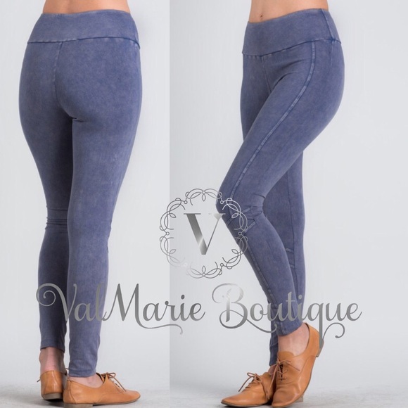 ValMarie Pants - Stretchy Biker Accent Yoga Leggings